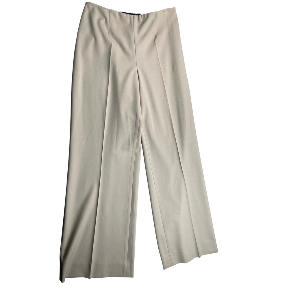 Ralph Lauren Size 6 Tan Wide Leg Dress Pants Women's Career Trouser